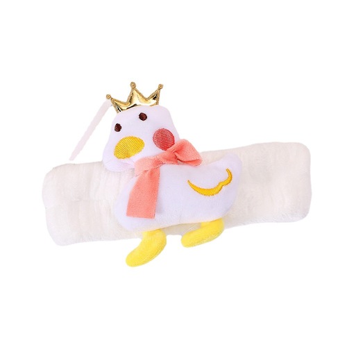 Korean version of cute cartoon golden crown duck, come on duck headband, women's face wash yoga headband, simple forest headband