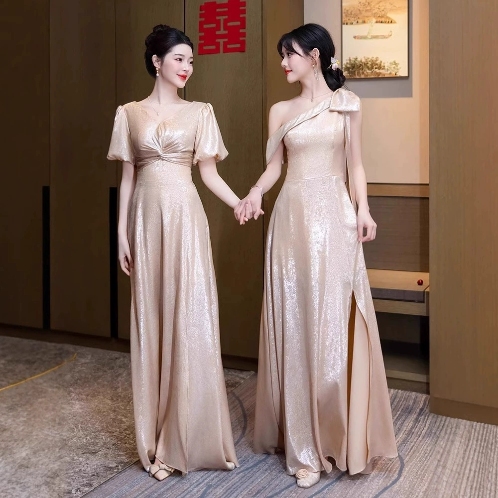 Summer bridesmaid dress, high-quality style
