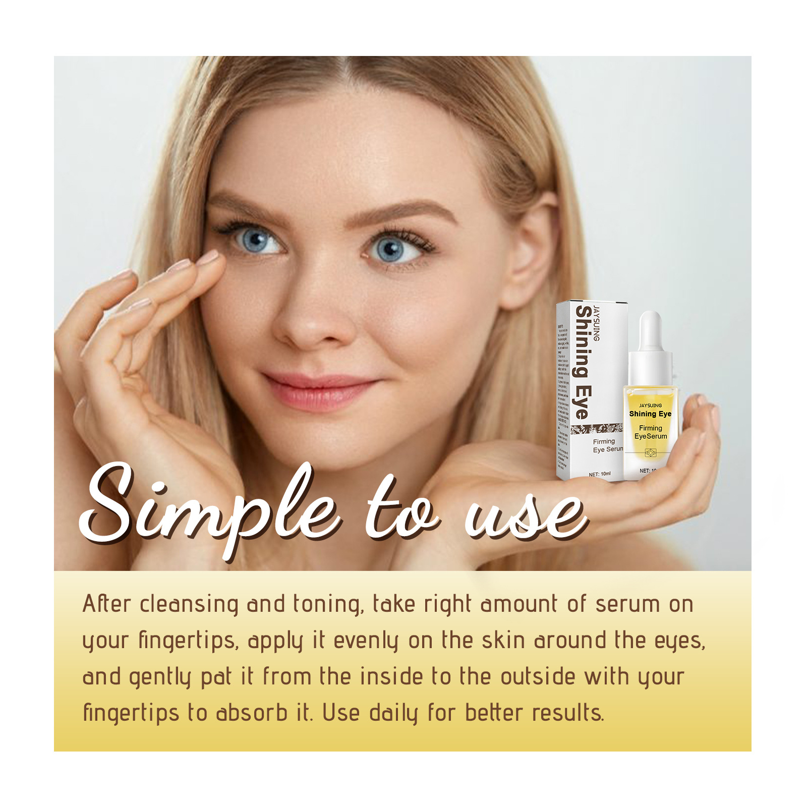 Jayswing Eye Lifting and Firming Eyes, Improving Eyering Fine Dry Lines, Moisturizing essence Liquid_voghion.com