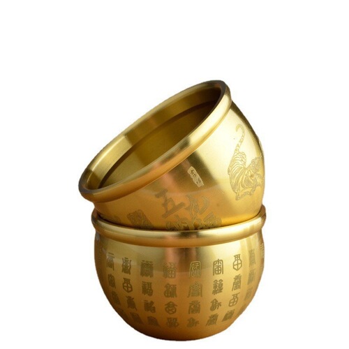 Brass cylinder ornaments, copper Pfaff jar, tea vat, embossed Pfaff cup cornucopia, office furnishings, factory direct sales