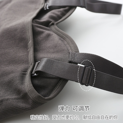 Threaded strap beauty back wrap bralette with adjustable shoulder straps, strapless, no underwire, girl's backless bra, prevents exposure, women's sport bra