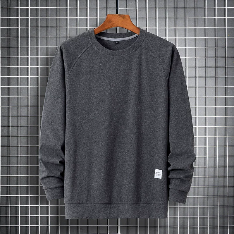 Зимняя рубашка с длинным рукавом с круглым вырезом