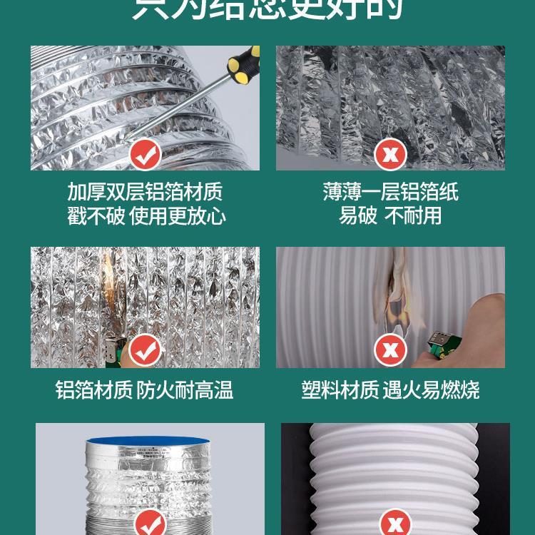 サークルポンプアクセサリーアルミ箔ユニバーサル伸縮式家庭用排気管キッチン厚みのあるパイプレンジフード逆止弁|undefined