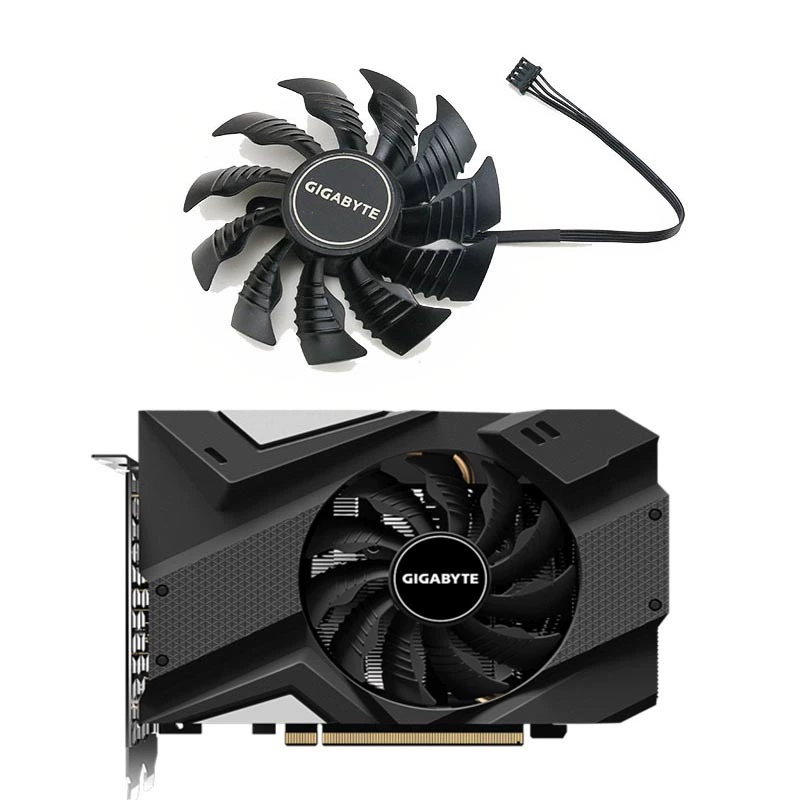 Вентилятор охлаждения для видеокарт (подходит для Gigabyte RTX 2070/2060 Mini ITX OC 6G, GTX1660)
