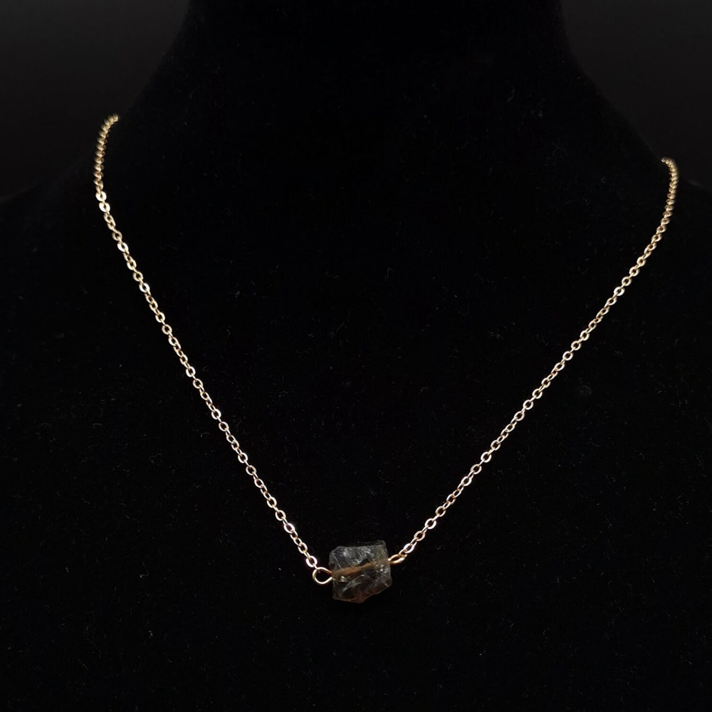 Fashion Geometric Agate Plating Natural Stone Necklace 1 Piece