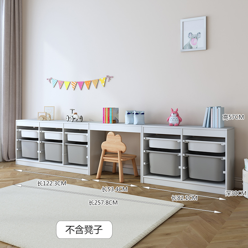 子供の木の手作りのテーブルのゲームのテーブルの赤ちゃんのおもちゃの棚の学習のテーブルの収納棚の置物の棚の幼児のロッカー