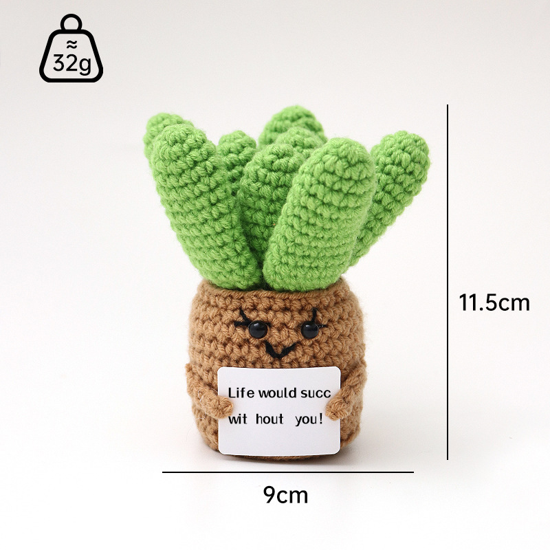 연한 갈색 화분에 담긴 녹색 다육 식물 8개