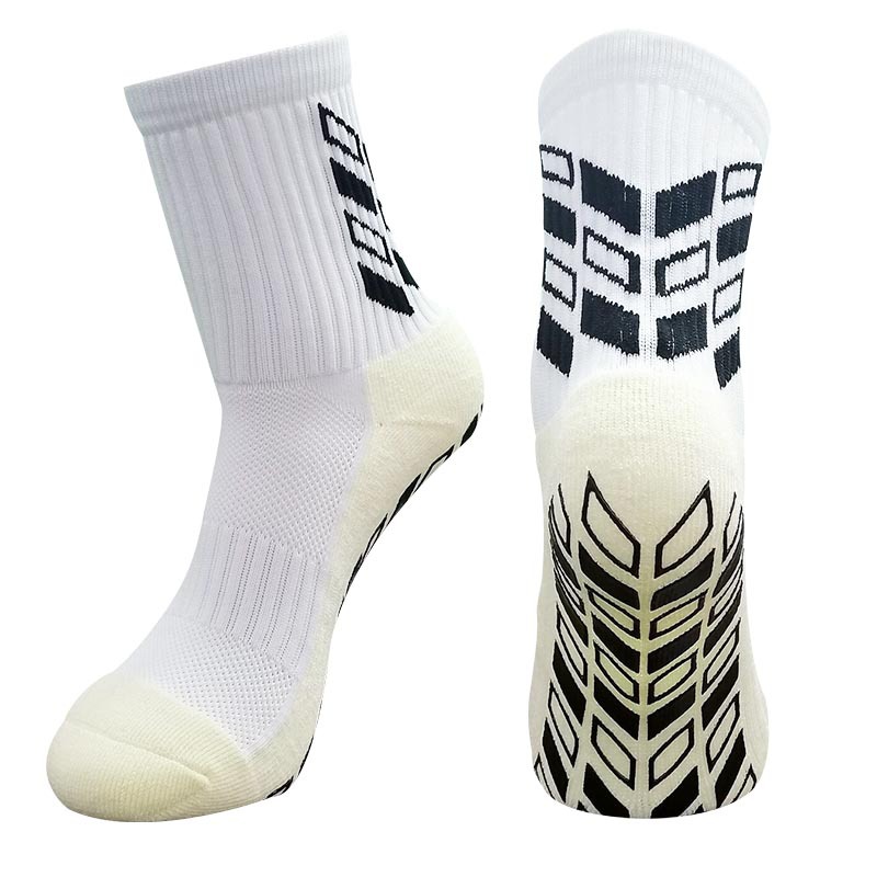 Football Socks Men's Towel Bottom Mid-Calf Socks Thickened Sweat-Absorbent Non-Slip Shock-Absorbing Running Training Basketball Socks Game Short Socks