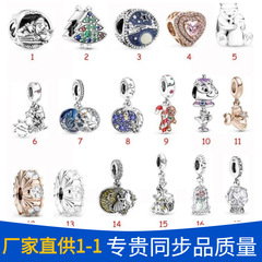潘家s925純銀クリスマスシリーズ姜パイ人水晶球王女クリスマスツリービーズdiy部品ビーズ