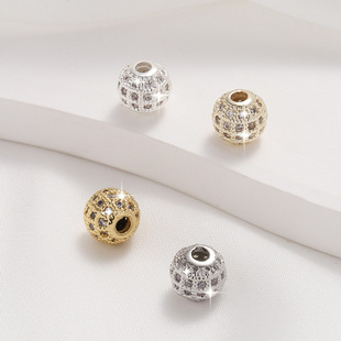 14K����ɫ��ʯ�������ֹ�diy�Ʒ�������ִ�����ͨ���D�\��