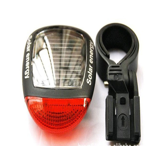 Cross-border bicycle tail light, solar charging, warning light, mountain bike night riding light, headlight and tail light set equipment