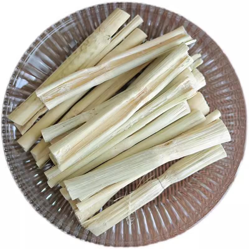 Dried Sugarcane Stalk Gan Zhe 500g Peeled Dehydrated Sweet Bamboo Cane for Herbal Tea and Soup quality and texture