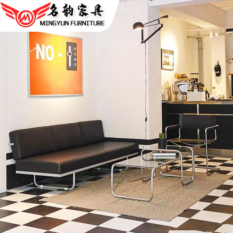 Customized Lc5 Sofa, First-Layer Cowhide Business Reception Sofa, Le Corbusier Studio Sofa