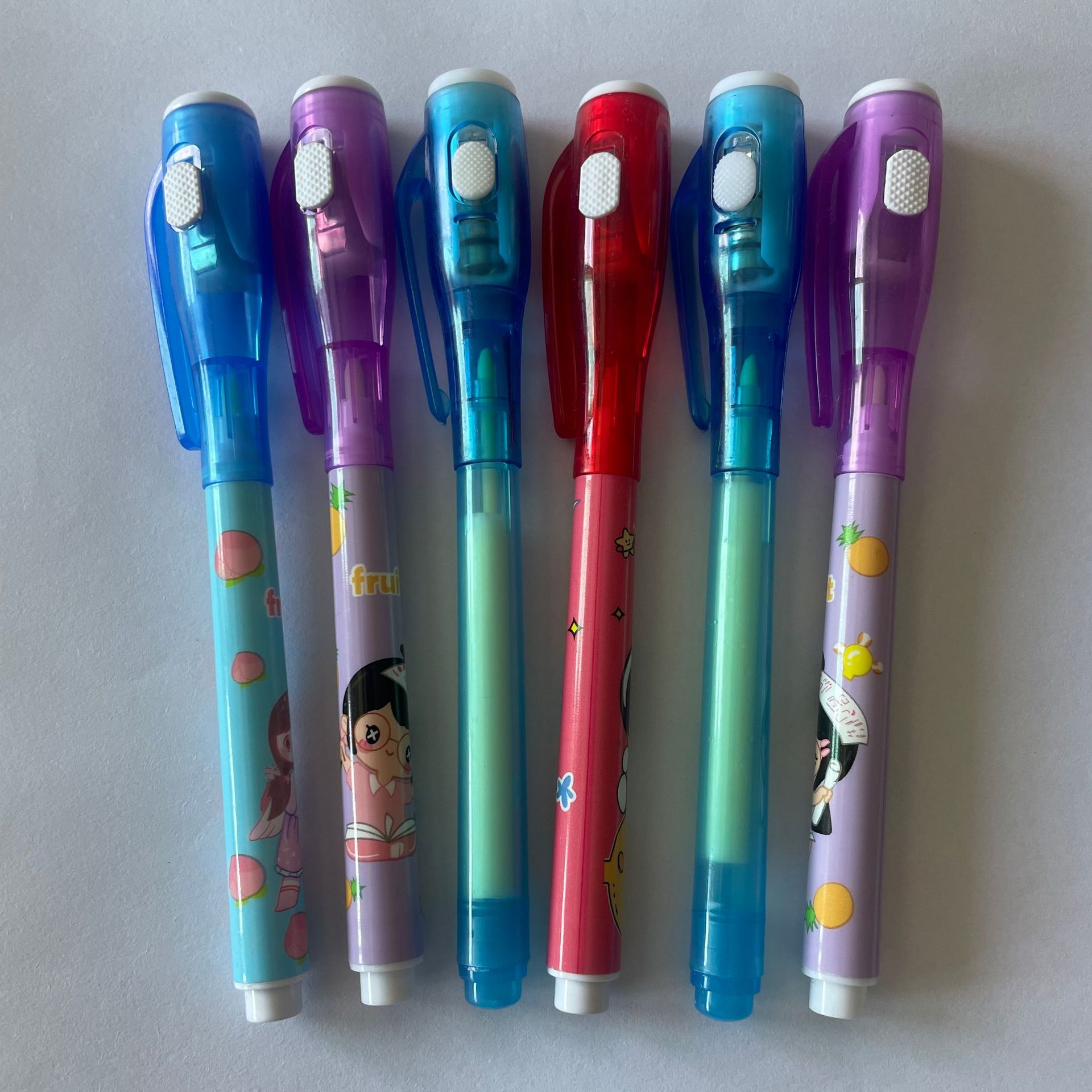 Multifuncional inspección de billetes publicitaria ultravioleta UV invisible lápiz fluorescente inkolor lápiz marcador