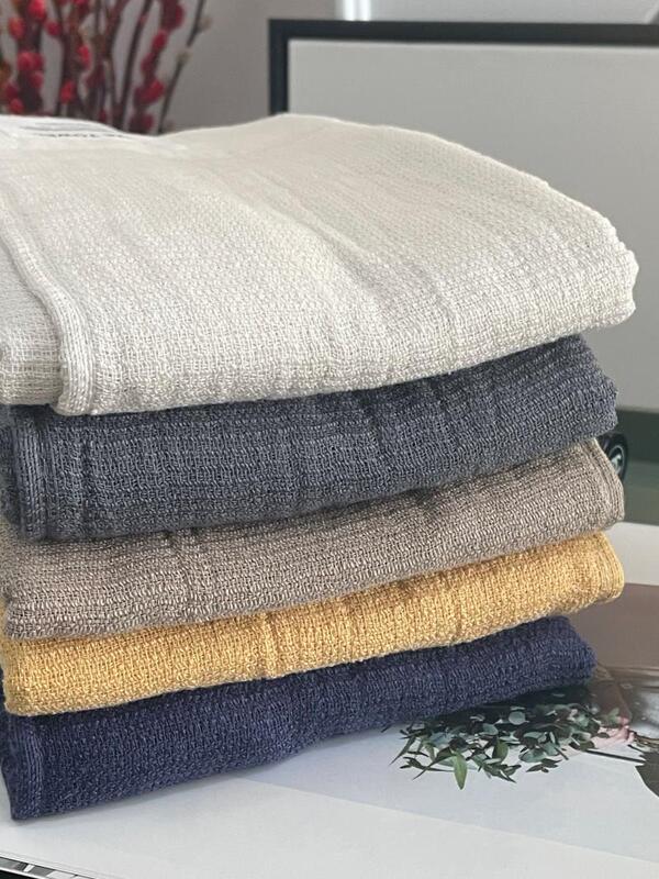 Oq5M Huajian White Peony/Wrinkled Yarn Sandwich Cotton Towel Square Towel Bath Towel 100 Cotton Thickened Absorbent Men and Women