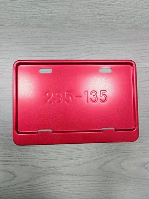Plate Holder | License plate holder/license plate holder - red