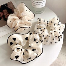 春夏ins风大肠发圈韩版气质发绳网红简约皮筋女扎头发头绳发饰品