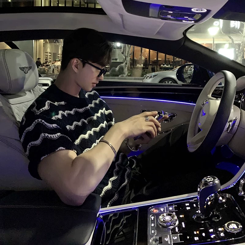 Трикотажная футболка с коротким рукавом с круглым вырезом для мужчин, летний новый дизайн