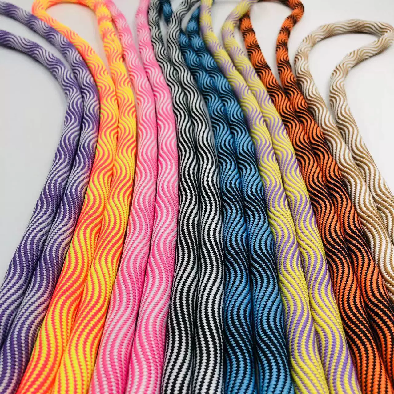 Wavy bag strap, camera, mobile phone, (Physicals), polyester, 6/8/10mm
