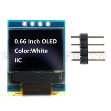 0.66�� 4� OLED�@ʾ��SSD1306Һ���� IIC�ӿ�ģ�K ��ɫ�@ʾ