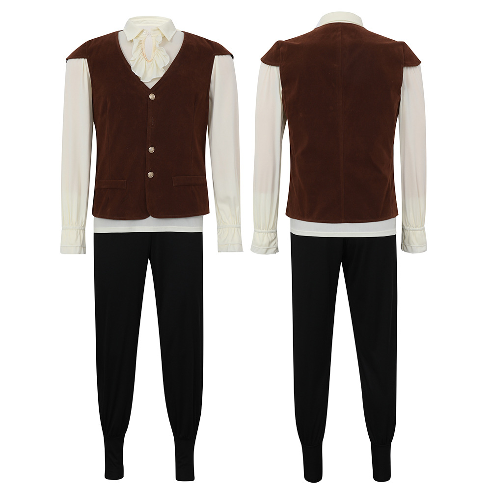 Halloween Renaissance Victorian Ruffle Medieval Pirate Knight Set_voghion.com