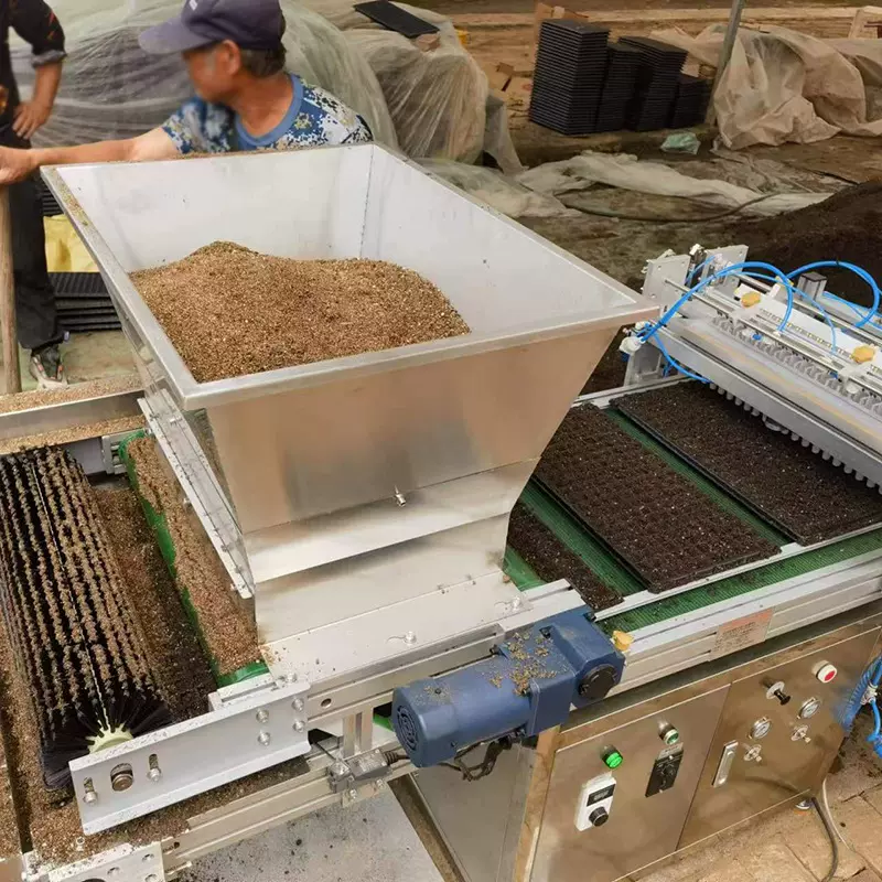 全自动穴盘育苗播种机电动蔬菜花卉烟草辣椒种子育苗穴盘播种机器