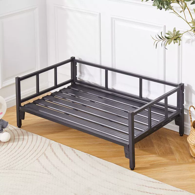 Цена на железную кровать для питомцев, подвесная лежанка для собак, художественная кровать для крупных и средних пород, Тедди, французский бульдог, бишон фризе, универсальная кровать для собак на все сезоны.