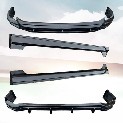 for 19-23 Corolla Models: Front: Big Surrounded - type-b-four-piece-set-without-paint
