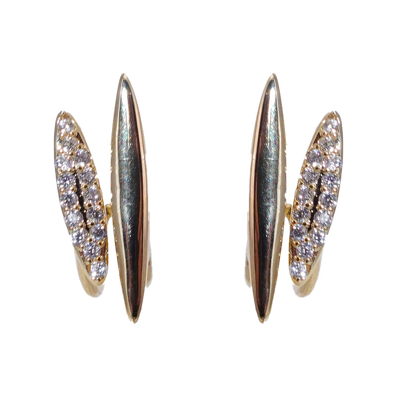 Línea de metal pendientes de doble capa Corea del Sur personalidad simple estilo frío joyería del oído exquisita Luz de lujo de alto grado para las mujeres image 7