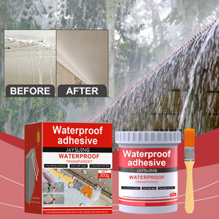 Jaysuing Transparent Waterproof Adhesive Roof, Toilet, Kitchen, Wall Waterproof Brick-free Leak-proof Leak-proof Coating