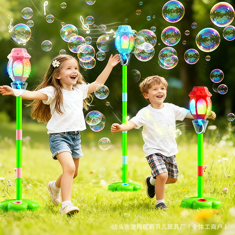 Bombilla de lámpara de carretera transfronteriza máquina automática de soplado de bombillas de luz de música fiesta juguetes interactivos para niños