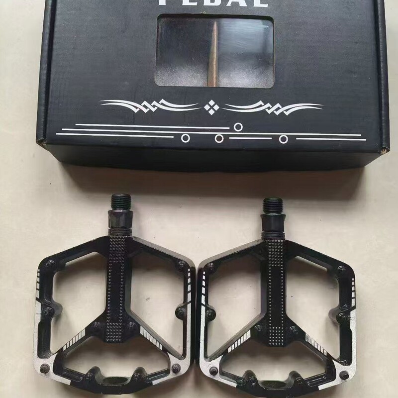 Du Bearing Bicycle Pedals with Three Bearings, Aluminum Alloy Non-Slip Widened Surface, Full Aluminum Pedal Board for Mountain Bikes Du Bearing Bicycle Pedals with Three Bearings, Aluminum Alloy Non-Slip Widened Surface, Full Aluminum Pedal Board for Mountain Bikes