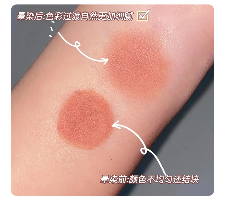 Small steamed bun mushroom head concealer brush, sponge head lip brush, lipstick smudging base, no brush marks, soft round head makeup brush undefined
