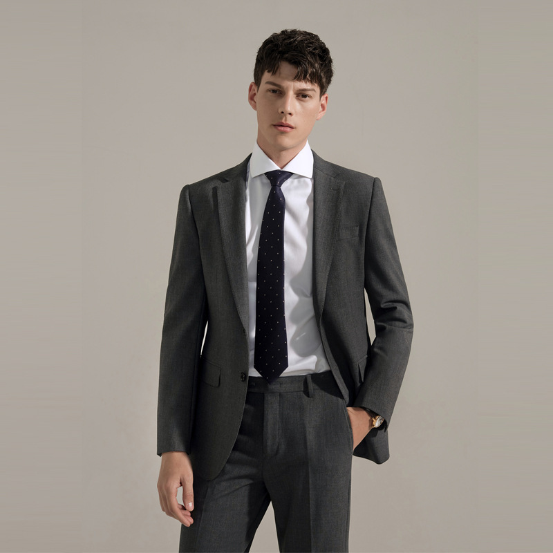 Men's gray jacket - y version