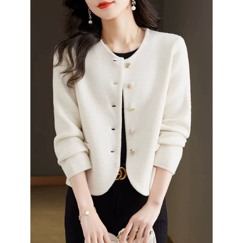 Японские и корейские спотовые маленькие ароматные пальто женские осенние и зимние