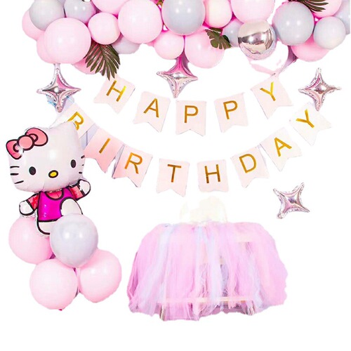 Internet celebrity birthday balloon set wholesale new boyfriend and girlfriend party layout decorative aluminum film balloon background wall