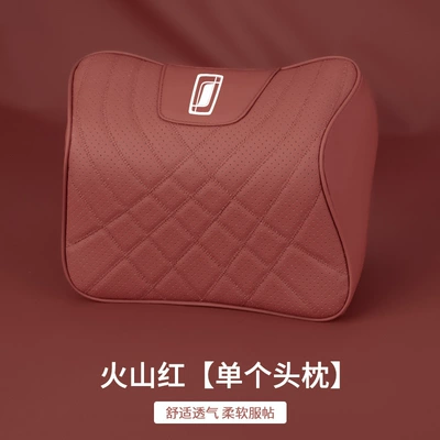Neck Pillow, Side Sleeping – Waist support - single-headrest-volcano-red-pentium