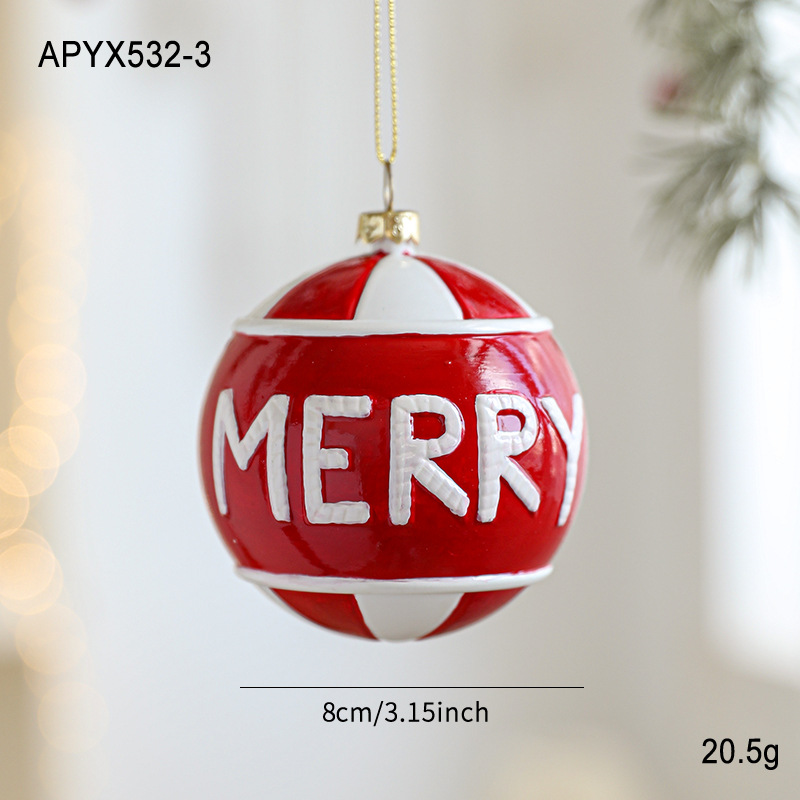 Nuevos colgantes de plástico Santa, colgantes de árbol de Navidad, adornos, artículos de decoración, artículos de diseño de atmósfera en stock