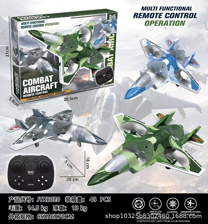Dron Caza de Control Remoto de 4 Ejes de Espuma EVA Resistente a Caídas con Carga USB