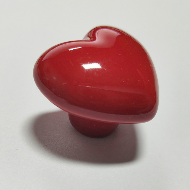 Spot love ceramic manija de armario para niños reposabrazos de armario simple pegajoso manija de puerta gancho de cajón de dibujos animados transfronterizos