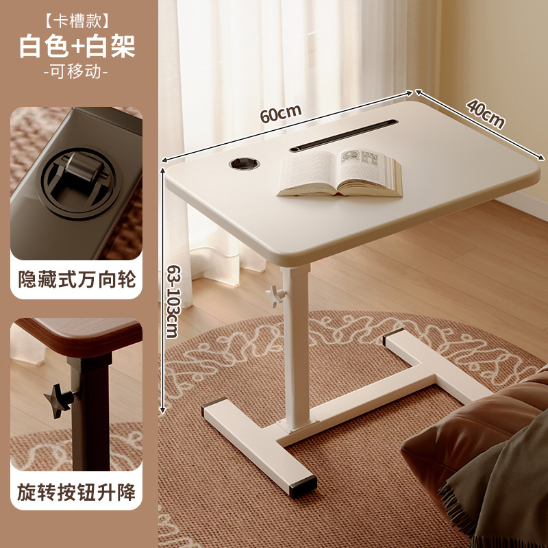 Mesa de cama elevadora móvil plegable escritorio dormitorio de estudio mesa de trabajo sala de estar sofá escritorio de computadora