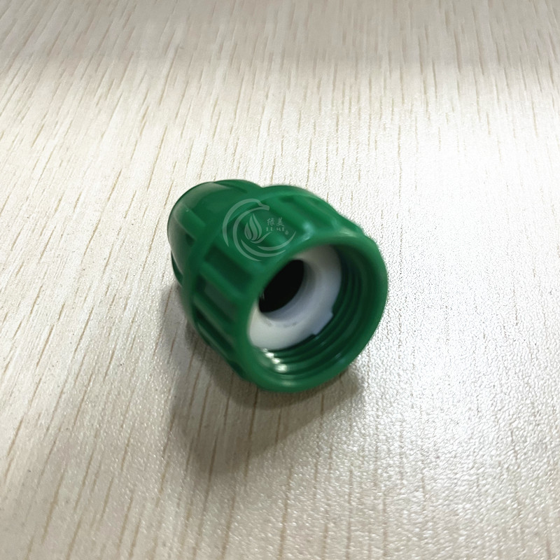 Verde 4 puntos diente interno 8 / 12 bloqueo capilar a través de 812 accesorios capilares anti-caída riego de jardinería