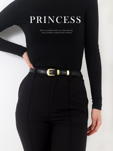 Belts for women, all-matching trousers and jeans belt, summer fashion new belt, women's fine decoration