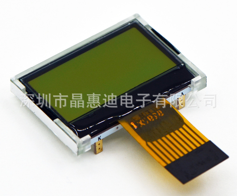 12864����  lcdҺ����ʾ��  1�� ST7567A ���� SPI  ���̵׺���