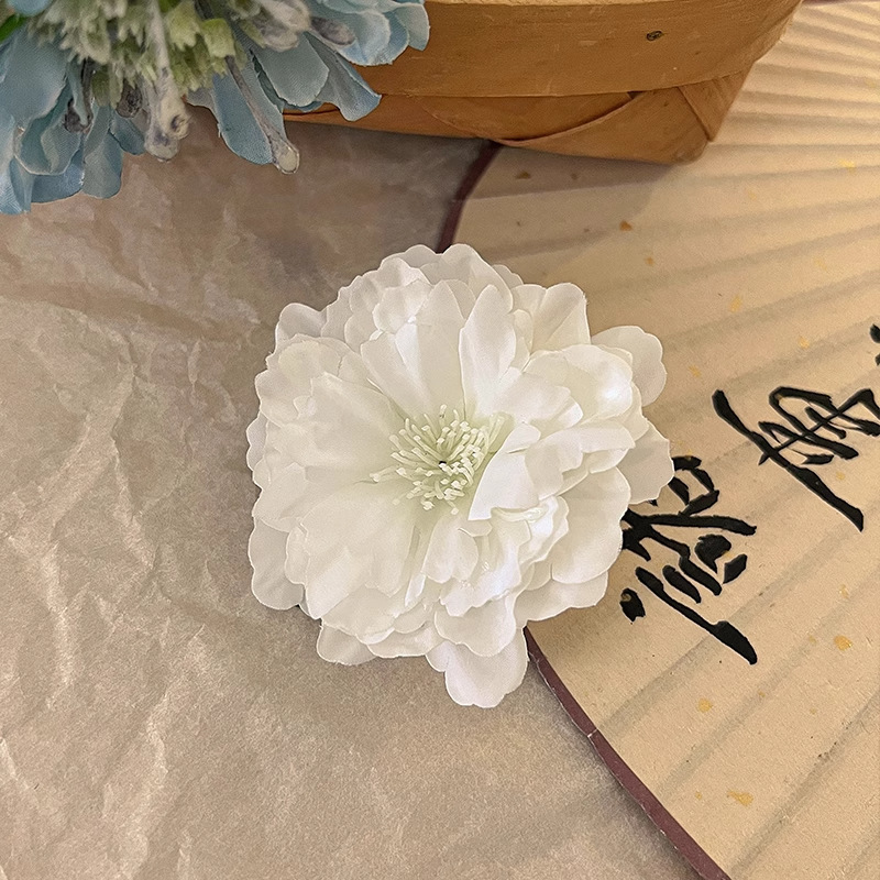 Caro con rosa roja clip de agarre para mujeres 2025 nuevo toque de cabeza de flores de super hadas explosión clip de tiburón