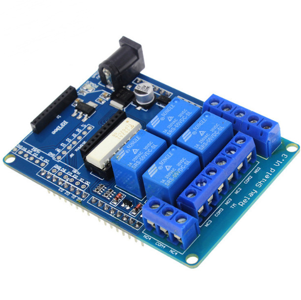 四路5V继电器扩展板 Relay Shield V1.3