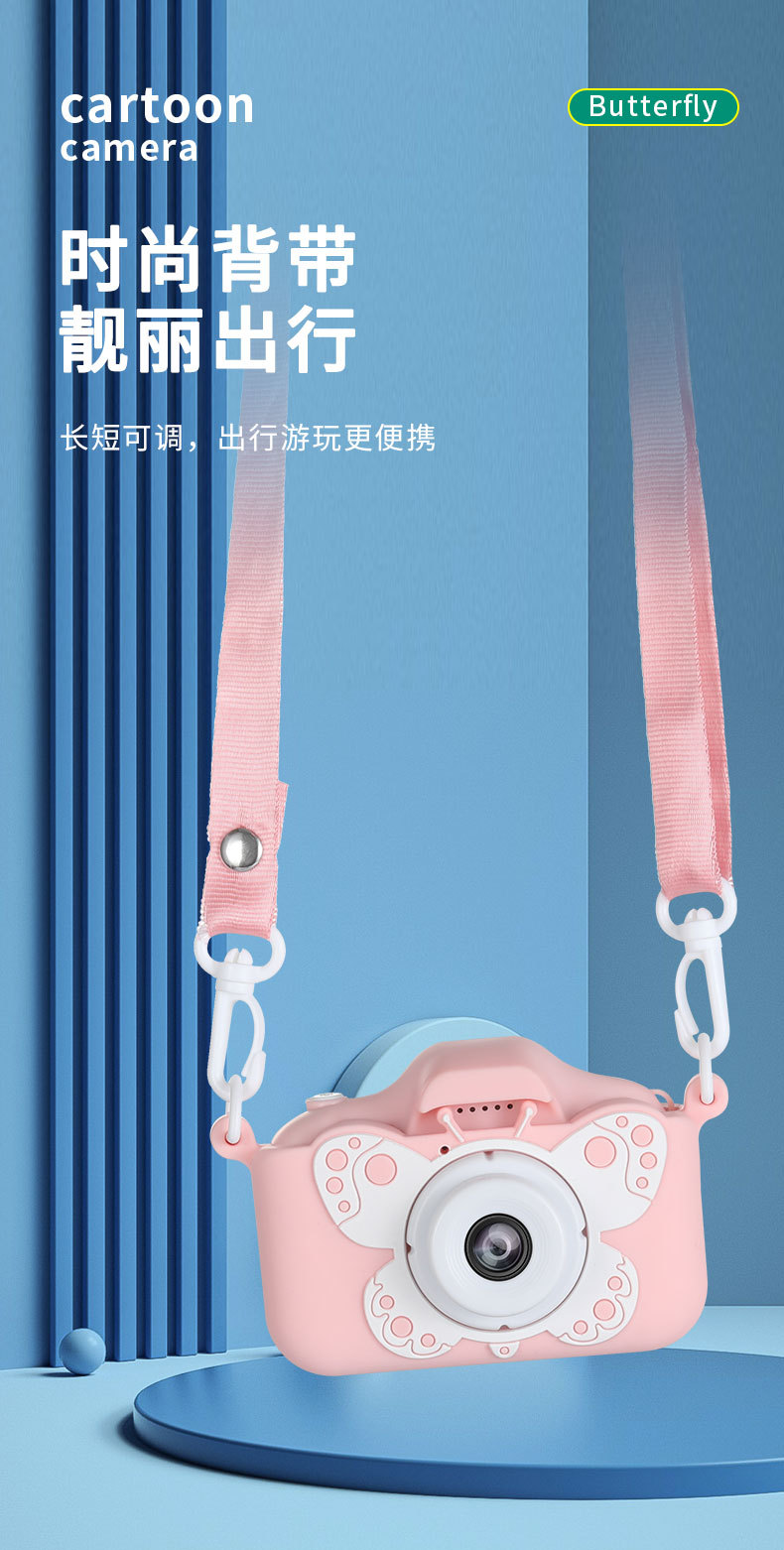 X5S儿童相机高清X2照相机录像小单反双摄像头迷你玩具儿童礼物