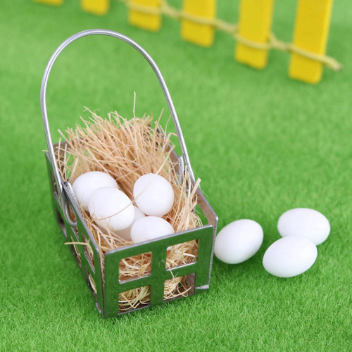 Miniature food toy egg mini model 1:12 minutes dollhouse life scene dollhouse toy pocket diy
