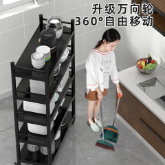 廚房多功能家用置物架落地多層微波爐烤箱放鍋具收納儲物貨架批發