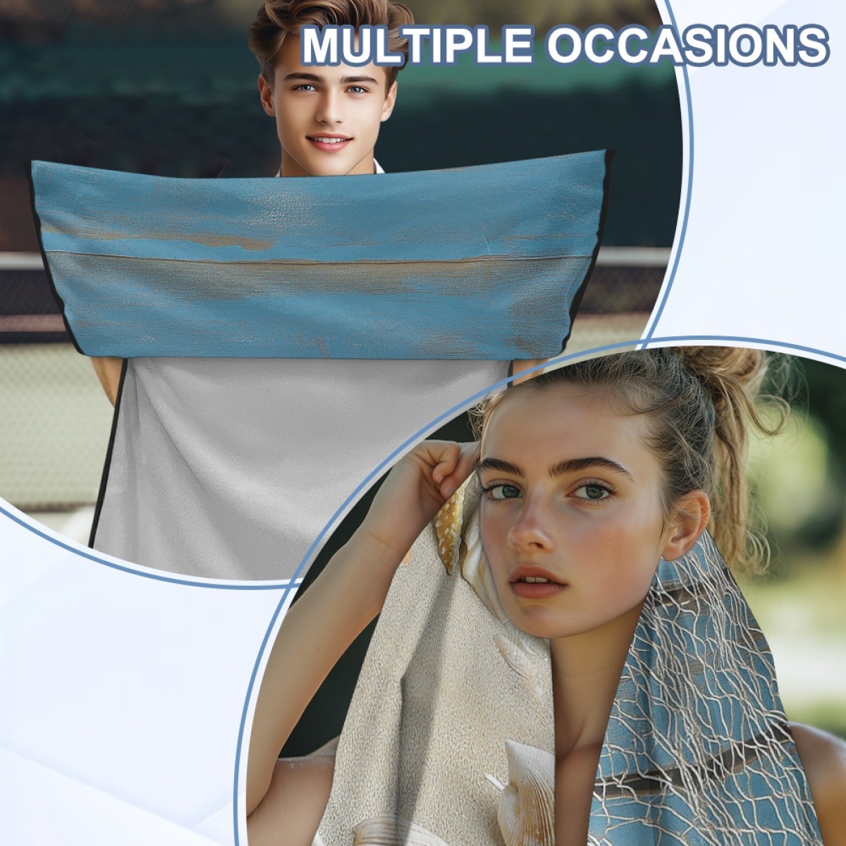 Amazon's new car seat cover, starfish shell beach sports car towel seat cushion cover, universal and available for dropshipping
